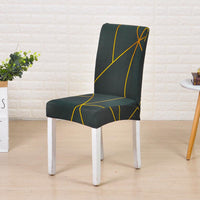 HKM-606483 Elastic Anti-Fouling Chair Cushion for Hotel and Home Use - Modern Polyester Cover