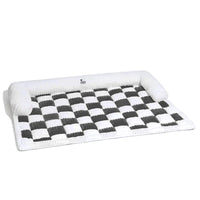 HKM-606547 Cozy Plush Thickened Warm Pet Bed for Dogs - Available in Gray, Brown, Khaki, and Black