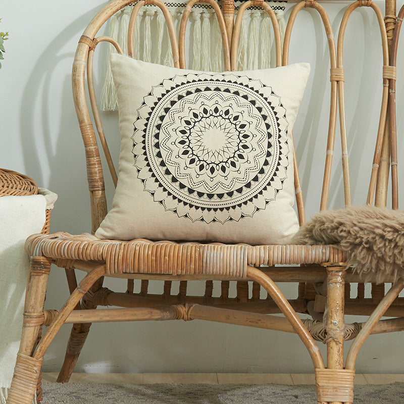 HKM-606547 Geometric Minimalist Square Cushion Covers in Various Designs and Sizes