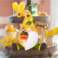 HKM-606675 Resin Sunflower Garden Decoration - Yellow Dwarf Outdoor Accent