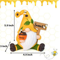 HKM-606675 Resin Sunflower Garden Decoration - Yellow Dwarf Outdoor Accent