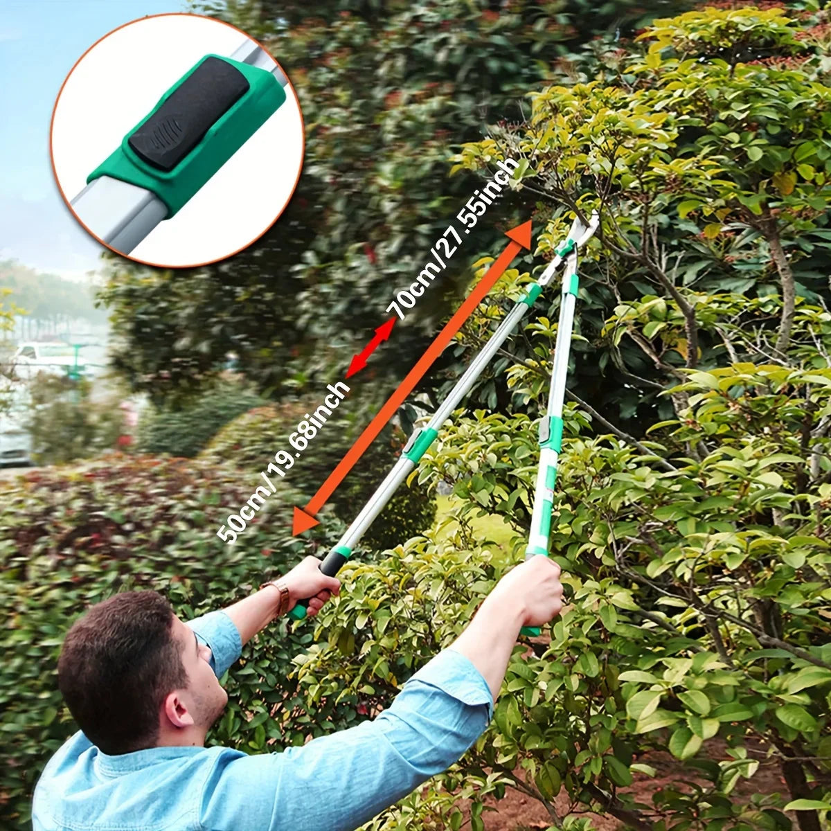 KTX-606931 Long Handle Heavy Duty Adjustable Garden Lopping Shears