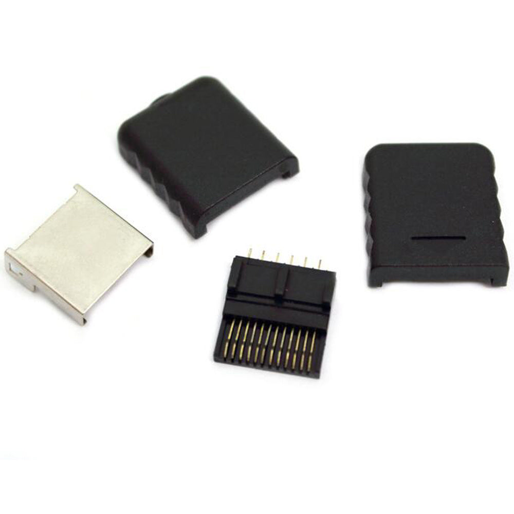 HKM-606931 PS2 AV Cable Interface - Black Full Needle Connection