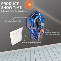 HKM-606995 Laser Infrared Follow Control Wall Climbing Remote Control Car for Indoor and Outdoor Play, 6-Channel Stunt Vehicle, Ages 5+