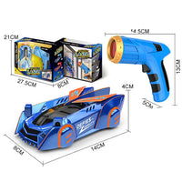 HKM-606995 Laser Infrared Follow Control Wall Climbing Remote Control Car for Indoor and Outdoor Play, 6-Channel Stunt Vehicle, Ages 5+