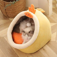 HKM-607123 Cat Litter Villa Semi-enclosed Removable And Washable Cat House