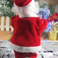 HKM-607187 30CM Revolving Singing and Dancing Holiday Music Box for Christmas Decorations