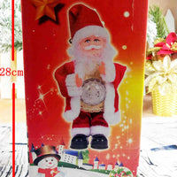 HKM-607187 30CM Revolving Singing and Dancing Holiday Music Box for Christmas Decorations