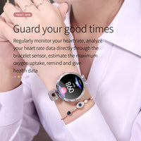 HKM-607251 Women's Smart Bracelet with 1.08 inch HD LCD Touch Screen, IP67 Waterproof, Heart Rate Monitor, Bluetooth Compatible