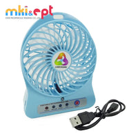 HKM-607379 Mini USB Fan for Kids - Battery Operated Animal Design, Ideal for Ages 5-13