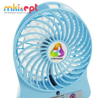 HKM-607379 Mini USB Fan for Kids - Battery Operated Animal Design, Ideal for Ages 5-13