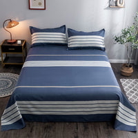 HKM-607507 Washed Cotton Bed Sheets for Student Hostels in Multiple Sizes