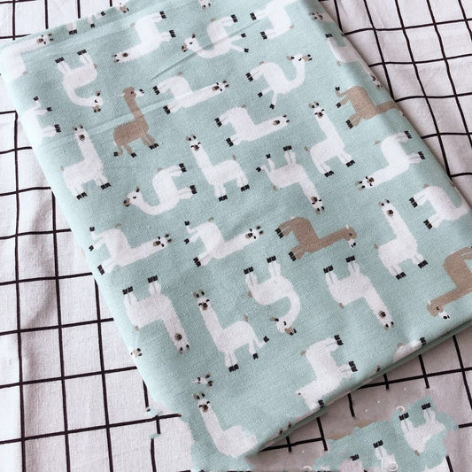 HKM-607571 Animal Print Terylene Canvas Linen Fabric - 10m Roll, 55% Linen, 45% Cotton, 150cm Wide