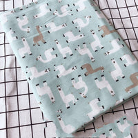HKM-607571 Animal Print Terylene Canvas Linen Fabric - 10m Roll, 55% Linen, 45% Cotton, 150cm Wide