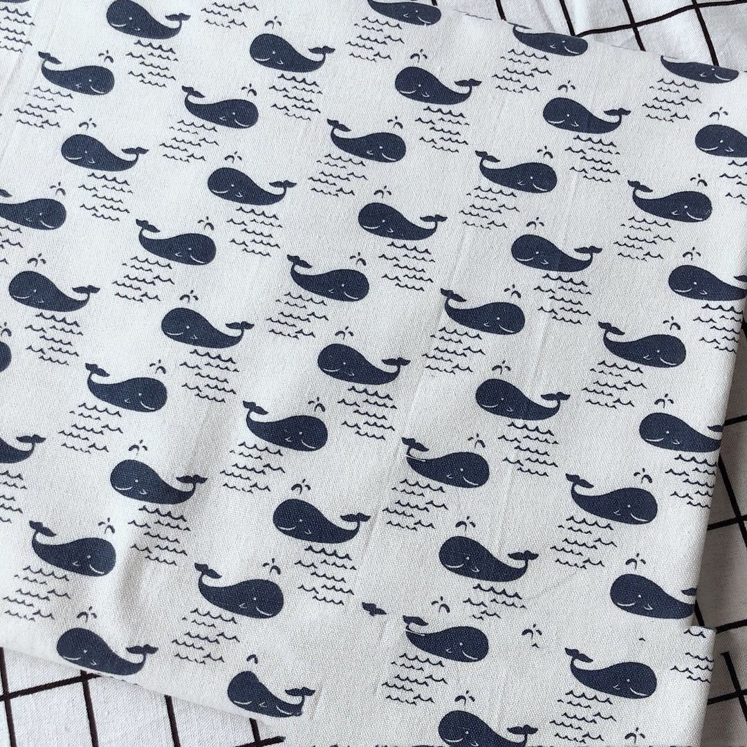 HKM-607571 Animal Print Terylene Canvas Linen Fabric - 10m Roll, 55% Linen, 45% Cotton, 150cm Wide