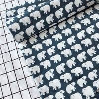 HKM-607571 Animal Print Terylene Canvas Linen Fabric - 10m Roll, 55% Linen, 45% Cotton, 150cm Wide