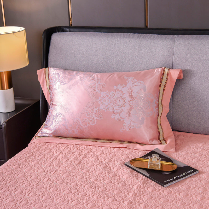 HKM-607571 Cotton Satin Jacquard Pillowcase Set - 2 Pieces, 48cm x 74cm