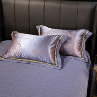 HKM-607571 Cotton Satin Jacquard Pillowcase Set - 2 Pieces, 48cm x 74cm