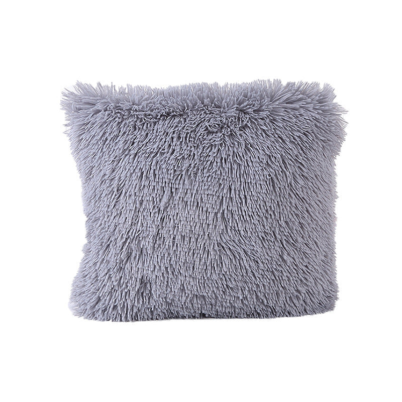 HKM-607699 Solid Color Sea Velvet Cushion Cover for Living Room and Bedroom, 43x43cm