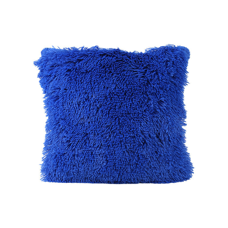 HKM-607699 Solid Color Sea Velvet Cushion Cover for Living Room and Bedroom, 43x43cm