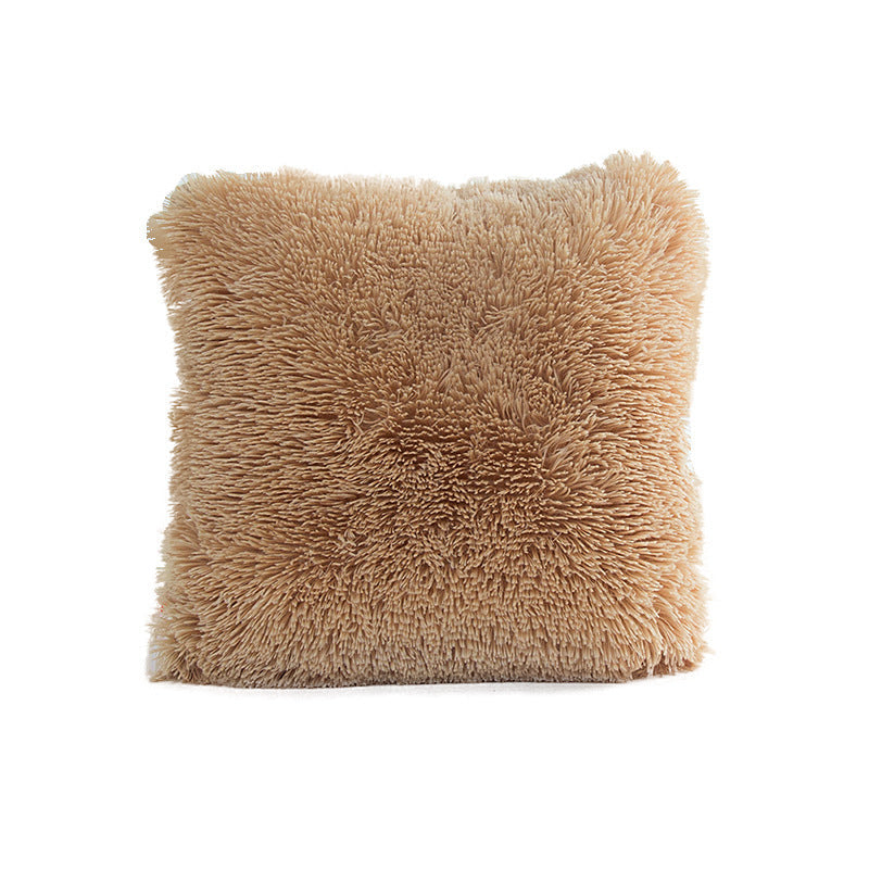 HKM-607699 Solid Color Sea Velvet Cushion Cover for Living Room and Bedroom, 43x43cm