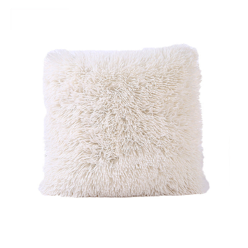 HKM-607699 Solid Color Sea Velvet Cushion Cover for Living Room and Bedroom, 43x43cm