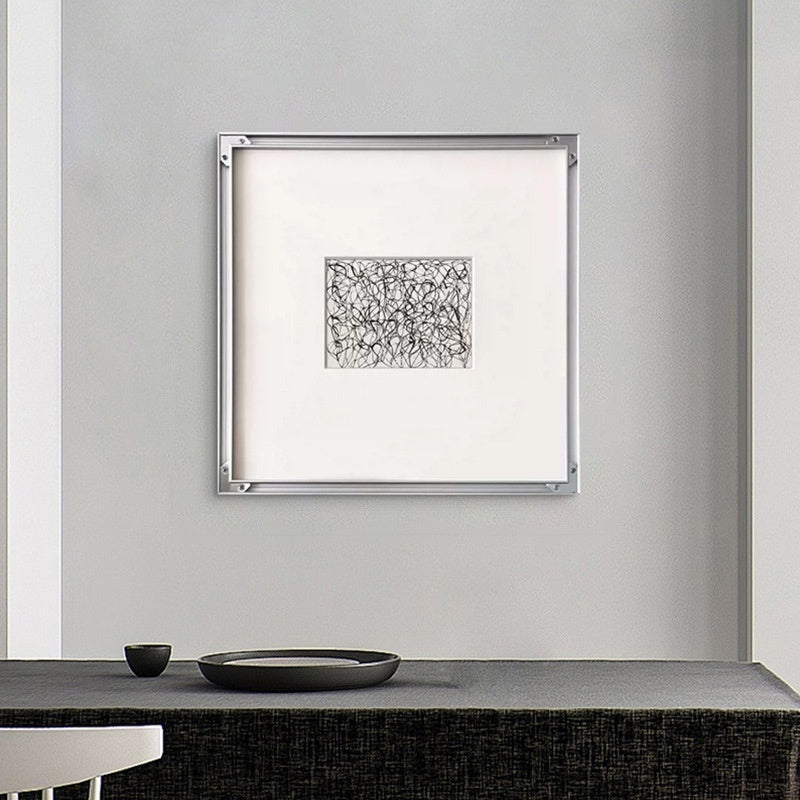 HKM-607827 Modern Abstract Black and White Decorative Canvas Painting - Multiple Sizes Available