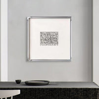 HKM-607827 Modern Abstract Black and White Decorative Canvas Painting - Multiple Sizes Available