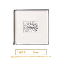 HKM-607827 Modern Abstract Black and White Decorative Canvas Painting - Multiple Sizes Available