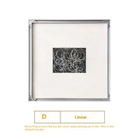 HKM-607827 Modern Abstract Black and White Decorative Canvas Painting - Multiple Sizes Available