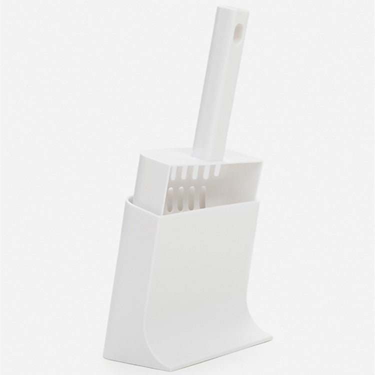 HKM-607827 Stylish White Cat Litter Scoop Kit for Easy Cleaning and Maintenance