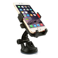 HKM-607955 Universal Automatic Lock Phone Holder for Windshield and Dashboard Mounting