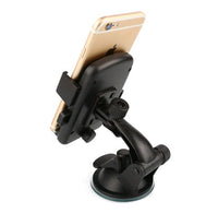 HKM-607955 Universal Automatic Lock Phone Holder for Windshield and Dashboard Mounting