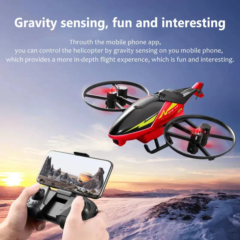 HKM-608147 Remote Control Helicopter with Camera for Outdoor Aerial Photography and Fun Flying Activities