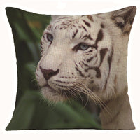 HKM-608275 Animal Print Linen Cushion Cover 45x45cm - European Classical Style