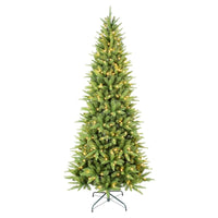 HKM-608339 Mixed PE/PVC Christmas Tree with Warm White LED Lights, Available in 4ft to 9ft with Various Tip Counts