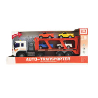 HKM-608531 1:16 Friction Truck Toy Set with 4 Mini Trucks - Diecast Container Vehicles for Ages 2-7