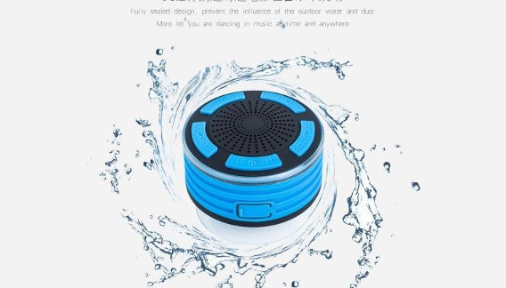 HKM-608595 Waterproof Bluetooth Speaker with 5W Output, Built-in Lithium Battery, and 4-5 Hours Playing Time