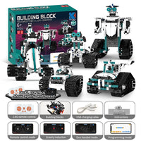 HKM-608723 Children's Educational Programming Robot Building Blocks Set - 612pcs Remote Control Construction Toy