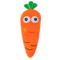 HKM-608723 Radish-Shaped Plush Expression Pillow Toy for Home Decor