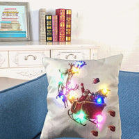 HKM-608787 Linen Pastoral Style Pillowcase for Cozy Home Decor