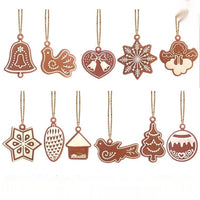 HKM-608851 Gingerbread Man Soft PVC Christmas Tree Pendant Decoration Set - Available in Multiple Sizes