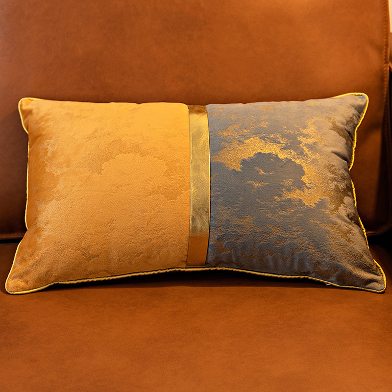 HKM-608851 Plush Velvet Cushion Cover for Living Room Bedside Backrest - 30x50 cm