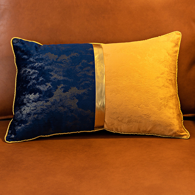 HKM-608851 Plush Velvet Cushion Cover for Living Room Bedside Backrest - 30x50 cm