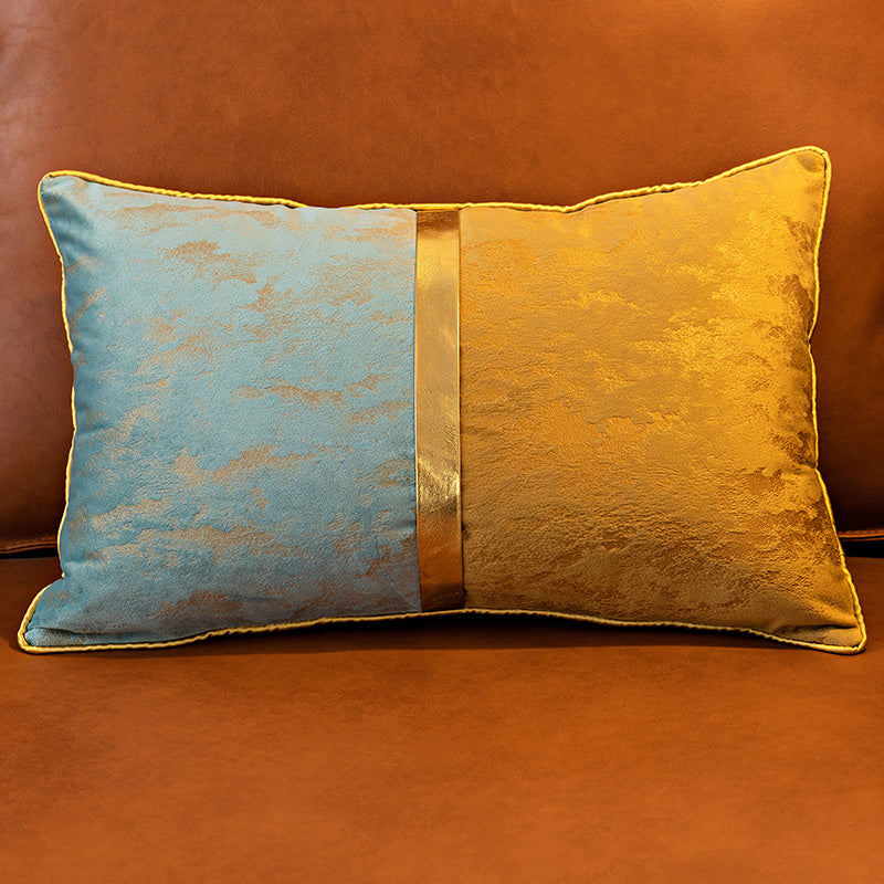 HKM-608851 Plush Velvet Cushion Cover for Living Room Bedside Backrest - 30x50 cm