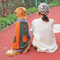HKM-609043 Cozy Winter Jacket for Golden Retrievers with Snap Closure and Velvet Lining