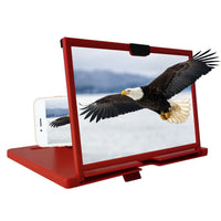 HKM-609107 10-Inch and 12-Inch Mobile Phone Screen Magnifier with Anti-Blue Light Function for Desktop Use