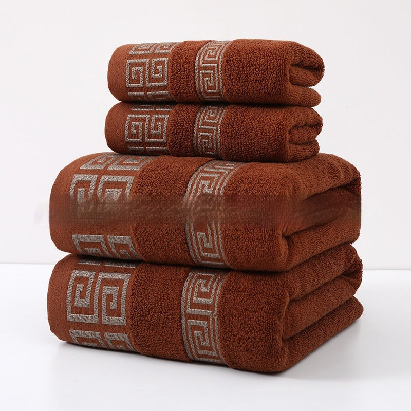 HKM-609299 Wide Satin Jacquard Cotton Bath and Beach Towel - Available in Multiple Colors