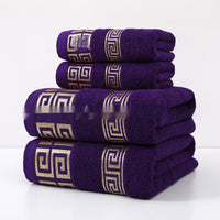 HKM-609299 Wide Satin Jacquard Cotton Bath and Beach Towel - Available in Multiple Colors