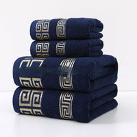 HKM-609299 Wide Satin Jacquard Cotton Bath and Beach Towel - Available in Multiple Colors